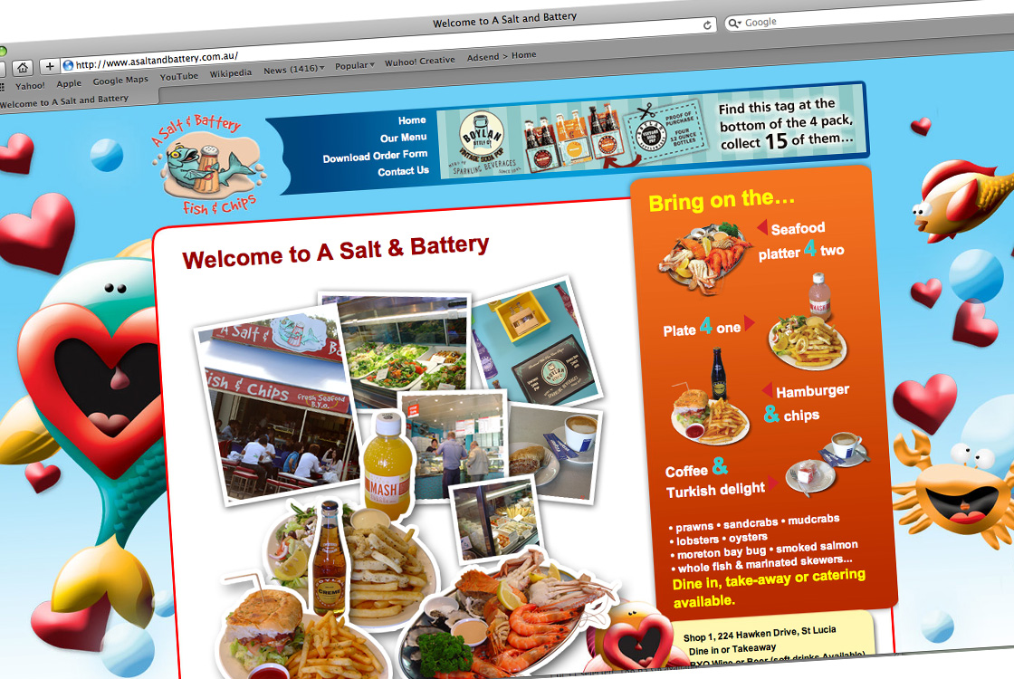 A Salt & Battery website