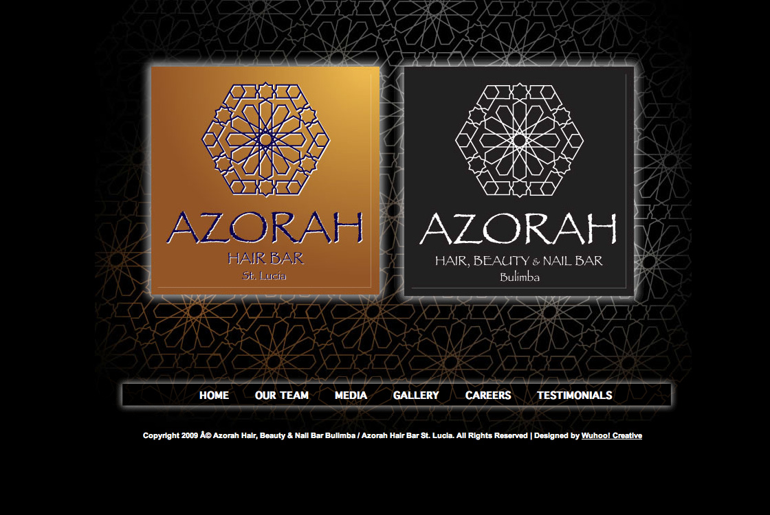 Azorah Salon website