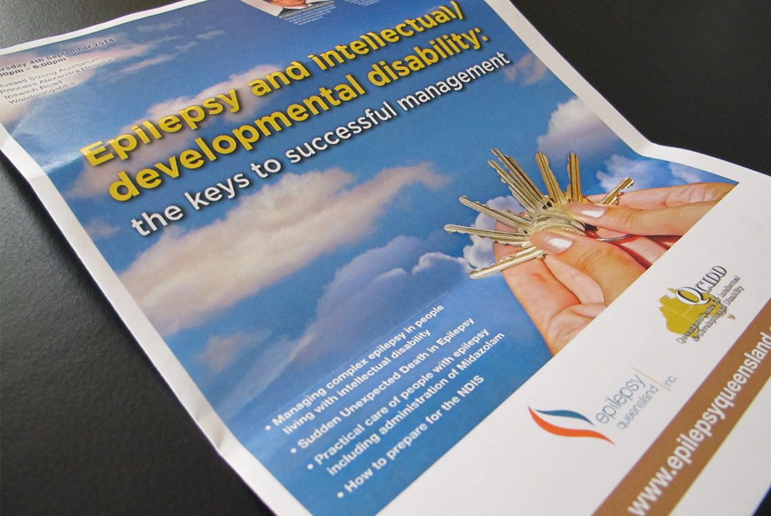 Epilepsy QLD 2014 events flyers