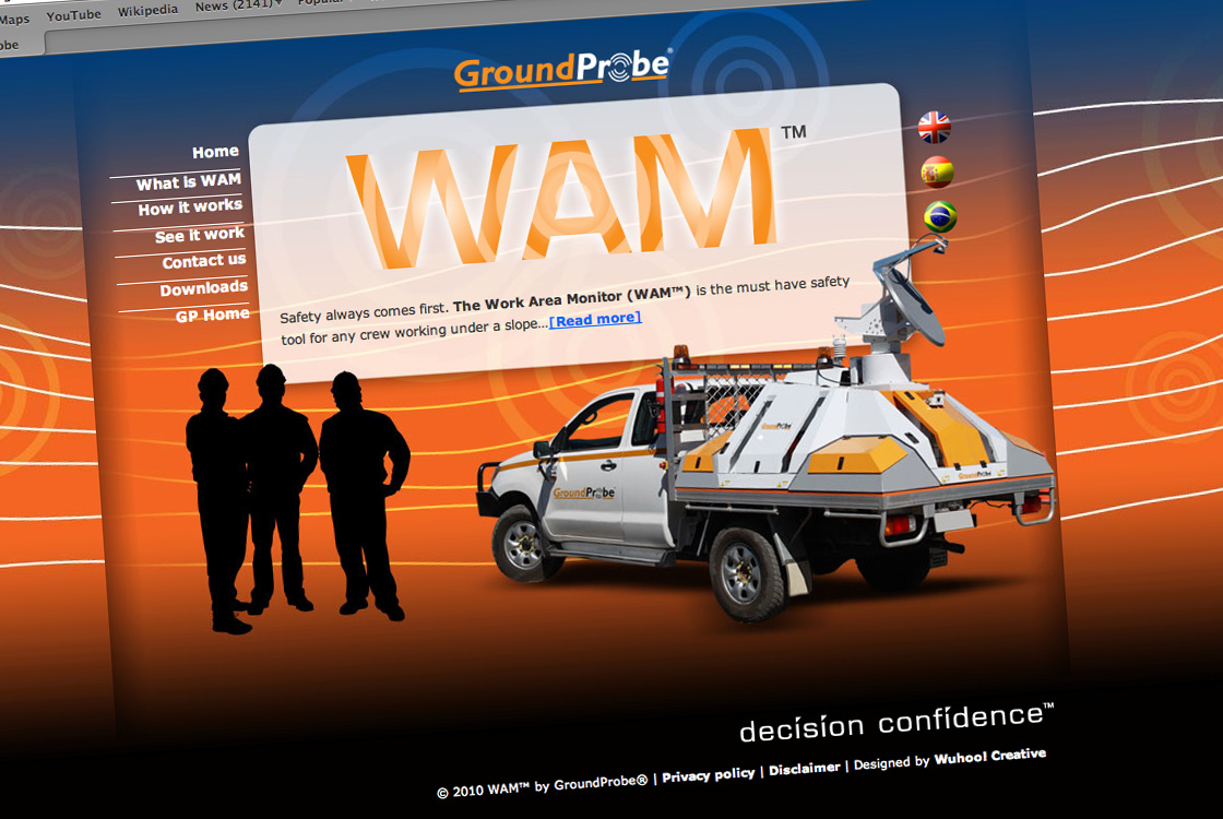 GP WAM 2010 website