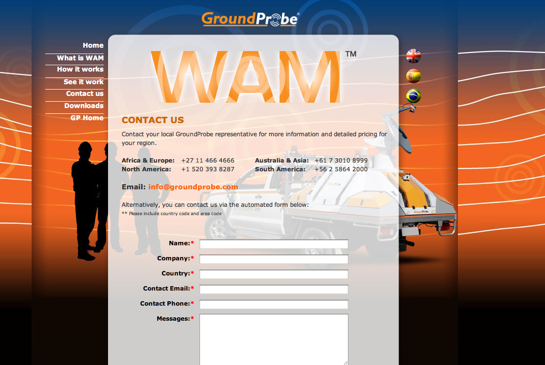 GP WAM 2010 website