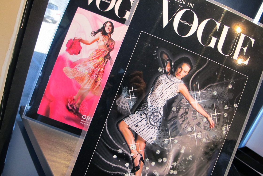 Orientique Australia Vogue S11 showcards