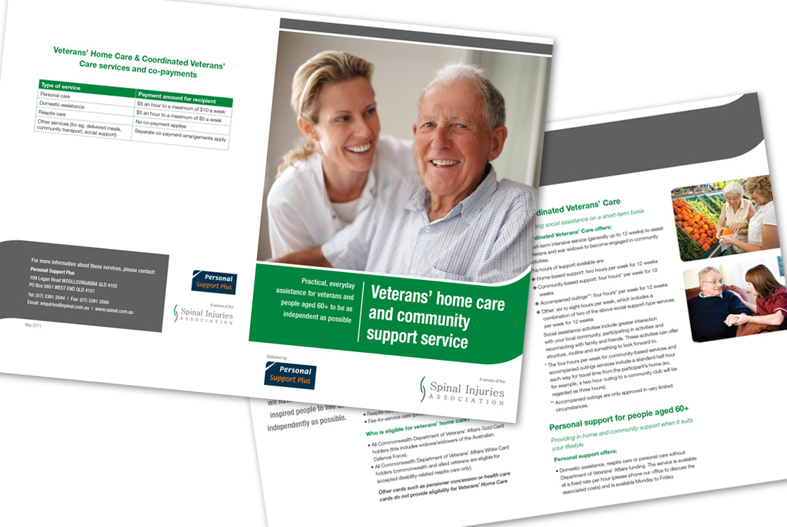 Spinal Injuries Australia VHCCS brochure