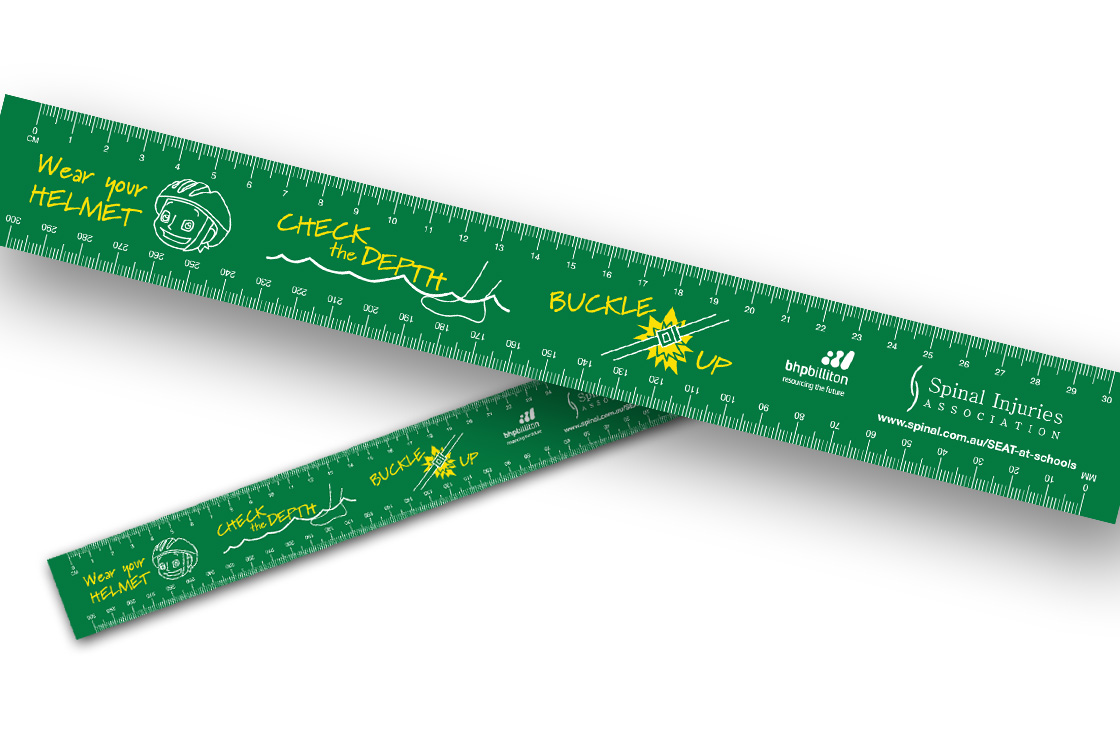 Spinal Injuries Australia SEAT ruler