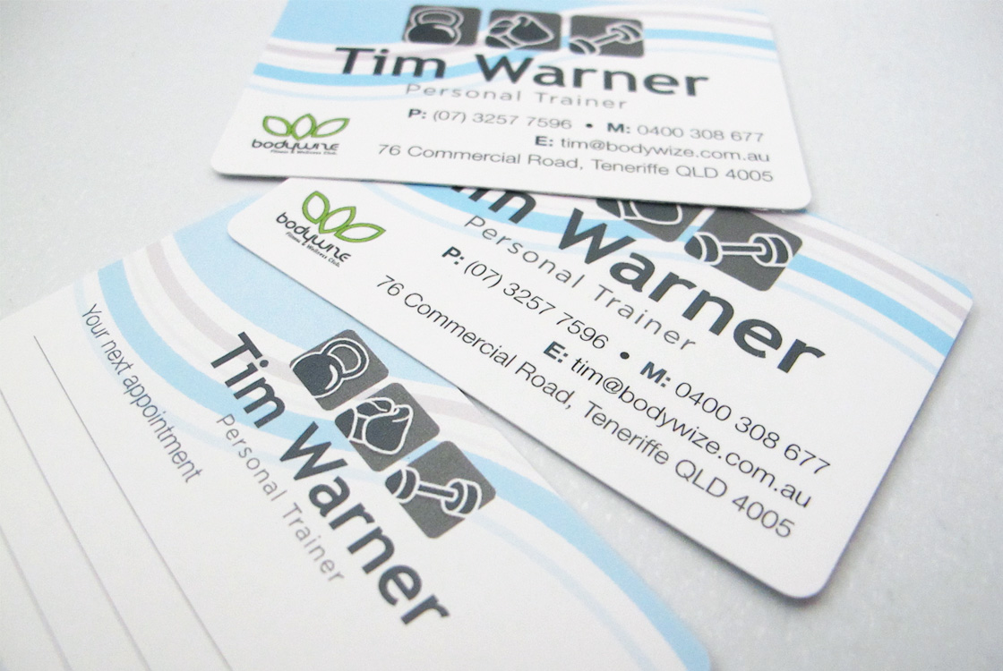 Tim Warner business card