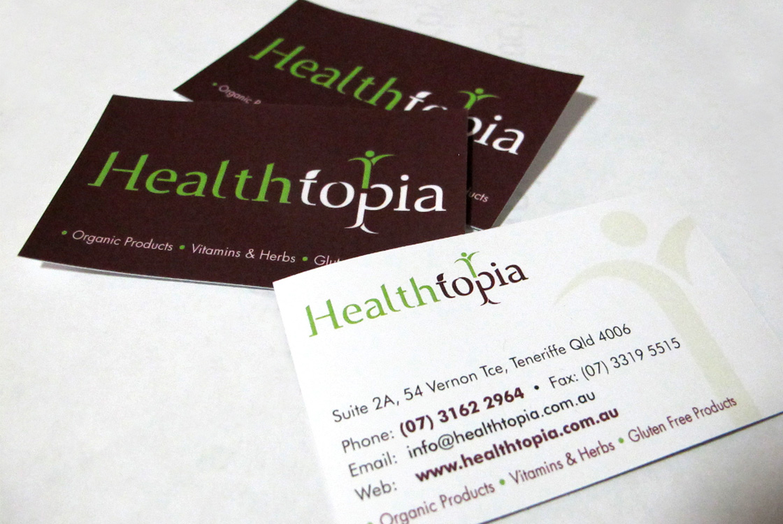 Healthtopia business card