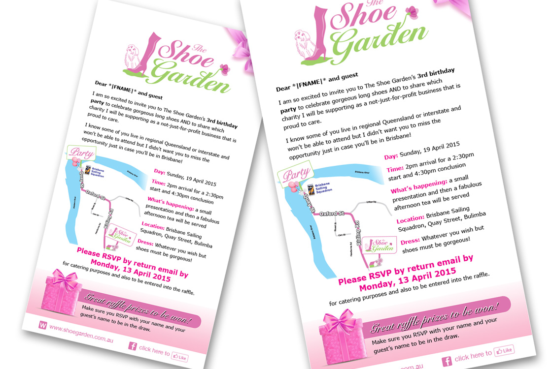 The Shoe Garden SSC invite