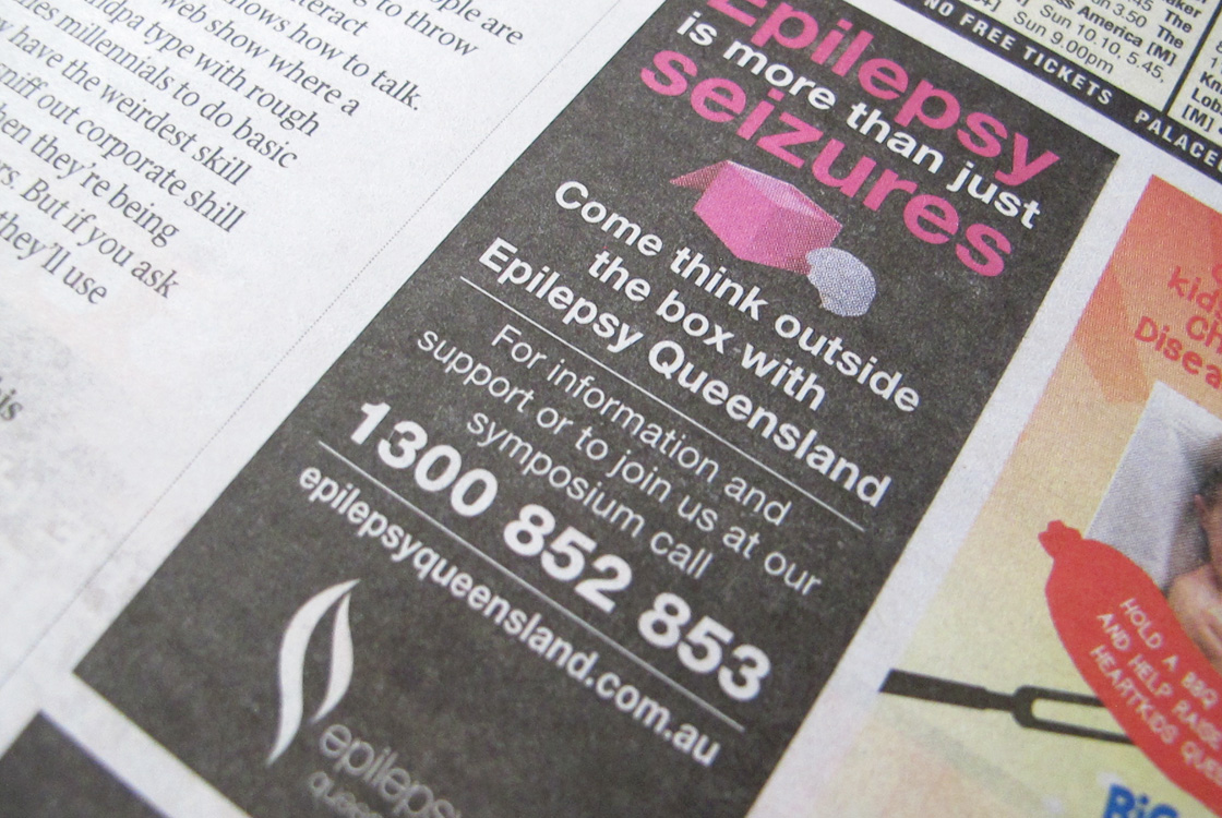 Epilepsy Queensland Symposium 2015 Adverts